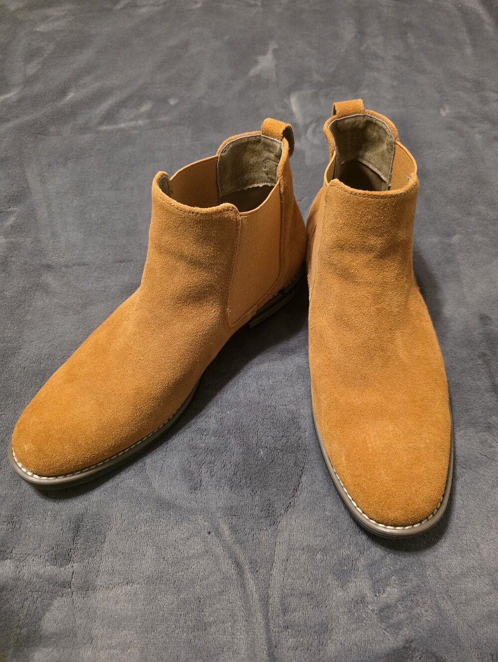 Bruno Marc Men's Suede Chelsea Boots Size 10.5